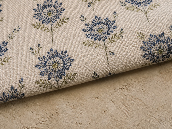Cotton panama: firm basket weave with a flat, matte surface.