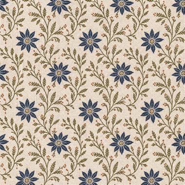 An allover repeat: the motif continues in every direction with no border or centre.